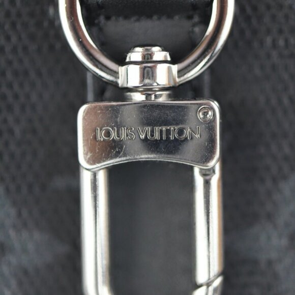 LOUIS VUITTON Black Monogram Pouch - Picture 7 of 9